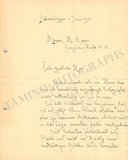 Van Leeuwen, Ary - Autograph Letter Signed 1901