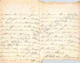Albertini-Baucarde, Augusta - Set of 2 Autograph Letters Signed