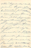 Albertini-Baucarde, Augusta - Set of 2 Autograph Letters Signed