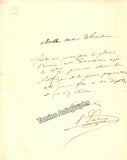 Panseron, Auguste Mathieu - Autograph Letter Signed