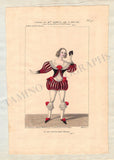 Ballet Dancers - Set of 3 Vintage Prints from 1830s