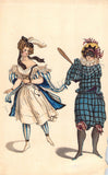 Ballet Dancers - Set of 3 Vintage Prints from 1830s
