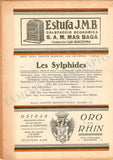 Ballet Russes - Set x 3 Programs 1924-1925 Gran Teatro del Liceu