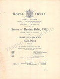Nijinsky, Vaslav - Performance Program London 1912