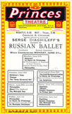 Ballet Russes - Set of 3 Chromolithographs on Lobby Cards