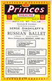 Ballet Russes - Set of 3 Chromolithographs on Lobby Cards