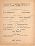 Ballet Russes Diaghilev - Performance Program London 1919