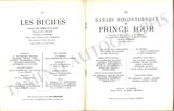 Ballet Russes Diaghilev - Program Paris 1924