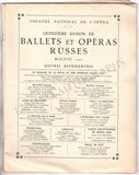 Ballets Russes Diaghilev - Season Program 1922