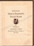 Diaghilev's Ballets Russes - American Tour 1916-1917 Souvenir Booklet