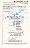 Opera Singers Signed Cast Pages – Lot of 86
