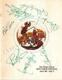 Bergonzi, Carlo - Deutekom, Cristina & Others - Signed Program Lombardi 1979