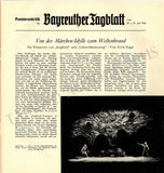 Bayreuth Festival - Set x 6 Bayreuth Festival Magazines