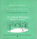 Bayreuth Festival - Set x 6 Bayreuth Festival Magazines