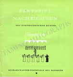 Bayreuth Festival - Set x 6 Bayreuth Festival Magazines