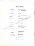 Gigli, Beniamino - Signed Program Sweden 1952