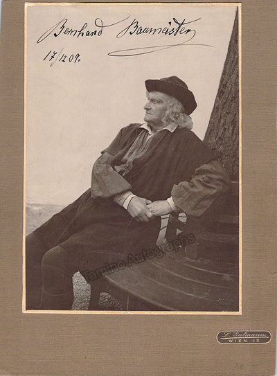 Baumeister, Bernhard - Signed Photograph in Role