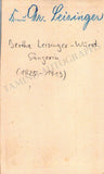 Leisinger-Wurst, Bertha - Vintage CDV Photo