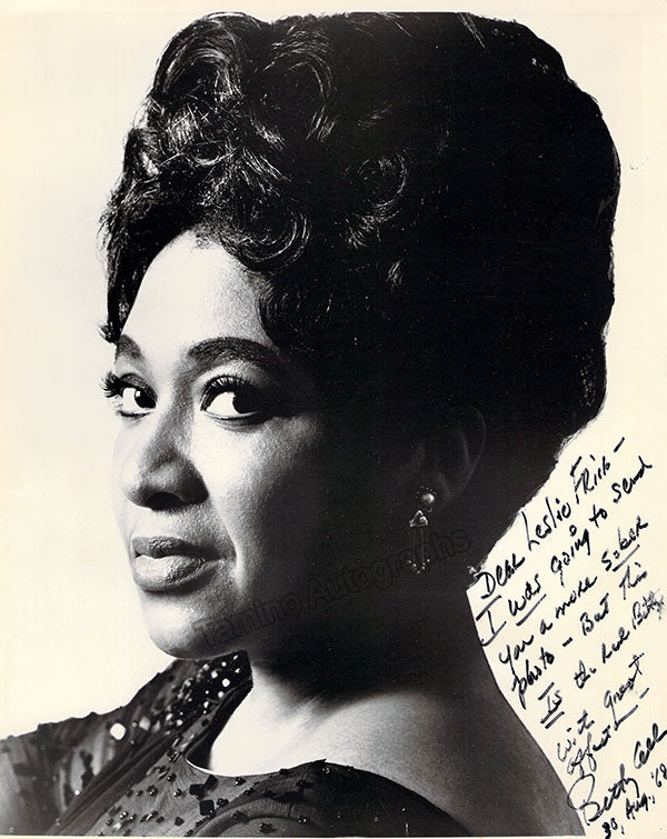 ALLEN, Betty (Various Autographs) Tamino