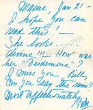 Sayao, Bidu - Large Lot of Autographs & Memorabilia