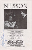 Nilsson, Birgit - Signed Masterclass Program Manhattan 1987
