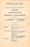 Bohemian String Quartet - Set of 7 Concert Programs