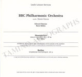 Leeds International Concert Season - Lot of 25 Signed Programs 1983-1987