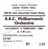 Leeds International Concert Season - Lot of 25 Signed Programs 1983-1987