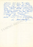 Christoff, Boris - Set of 2 Autograph Letters Signed 1967 & 1982