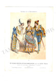 Ballet Dancers - Set of 3 Vintage Prints from 1850s