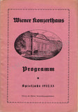 Walter, Bruno - Lot of 25 Unsigned Concert Programs 1931-1956