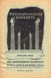 Walter, Bruno - Lot of 25 Unsigned Concert Programs 1931-1956