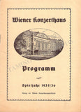 Walter, Bruno - Lot of 25 Unsigned Concert Programs 1931-1956