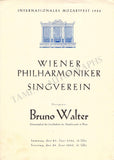 Walter, Bruno - Lot of 25 Unsigned Concert Programs 1931-1956