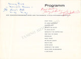 Buck Clayton All Stars - Signed Brochure Concert Tour