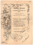 1906 Concert Program with Signatures of 17 Leading Opera Singers