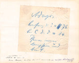 Urso, Camilla - Signature Cut with additional message from Max Bruch