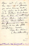 Chevillard, Camille - Autograph Letter Signed 1921