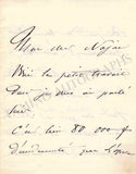 Du Locle, Camille - Autograph Letter Signed