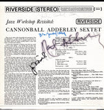 Adderley, Cannonball - Signed LP Record "Jazz Workshop Revisited"
