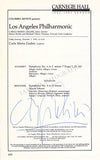 Conductors Signed Program Pages – Set of 42