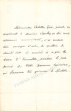 Grisi, Carlotta - Autograph Note