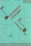 Celebrity Concerts - Lot of 7 Signed Programs 1941-1947