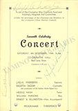 Celebrity Concerts - Lot of 7 Signed Programs 1941-1947