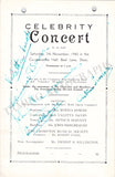 Celebrity Concerts - Lot of 7 Signed Programs 1941-1947