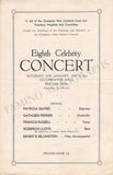 Celebrity Concerts - Lot of 5 Unsigned Programs 1945-1947