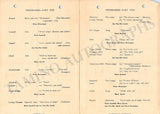 Celebrity Concerts - Lot of 5 Unsigned Programs 1945-1947