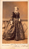 Madame Celeste - Signed Vintage CDV Photo
