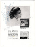 Valletti, Cesare - Albanese, Licia - Signed Program New York 1957