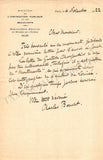 Bouvet, Charles - Set of 3 Autograph Letters Signed